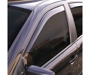 ClimAir Window Visors Dark compatible with Hyundai i30 5 doors & CW 2017-, Black