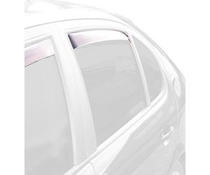ClimAir Window Visors Master Dark (rear) compatible with BMW 1-Series F20 5 doors 2011-2019, Black