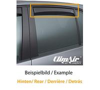 Window Visors Master Dark (rear) compatible with Dacia Duster II 2018-, Black