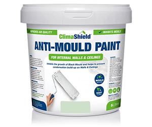 ClimaShield Anti Mould Paint - Forest Dawn, 5L - Anti-Mould Paint for Bathrooms, Kitchens & Bedrooms. Effective Damp Seal for Walls & Ceilings to prevent the growth of Mold & Mildew