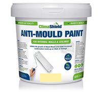ClimaShield Anti Mould Paint - Magnolia, 2.5L - Matt Pale Yellow Paint that Prevents Mould Growth in Bathrooms, Kitchens & Bedrooms. Powerful & Effective Mold Prevention for Walls & Ceilings