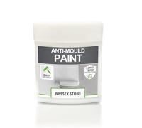 ClimaShield Anti Mould Paint - Wessex Stone, 75ml Sample - Matt Light Grey Paint that Prevents Mould Growth in Bathrooms, Kitchens & Bedrooms. Powerful & Effective Mold Prevention for Walls & Ceilings
