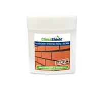 Climashield Masonry Waterproofing Cream - 100ml Sample - Exterior Brick Sealer & Rain Repellent Clear Waterproof Sealant for Concrete, Cement, Mortar, Sandstone, & Granite. Lasts up to 25 Years