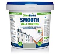 ClimaShield Wall Coating Smooth - Natural Olive, 5L - Olive Green Masonry Paint & Durable Acrylic Paint for Walls to Waterproof & Protect Brick, Render, Cement & Concrete. Lasts up to 15 years