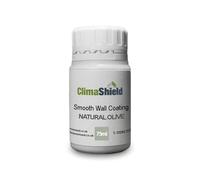 ClimaShield Wall Coating Smooth - Natural Olive, 75ml Sample - Olive Green Masonry Paint & Durable Acrylic Paint for Walls to Waterproof & Protect Brick, Render, Cement & Concrete. Lasts up to 15 yrs