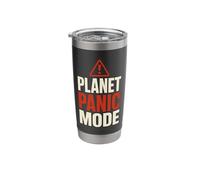 Climate Change Anxiety Gen Z Eco Stress Doomscroll Mood Stainless Steel Insulated Tumbler