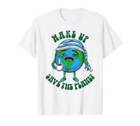Climate Change Earth Wake Up Save The Planet Value Graphic T-Shirt