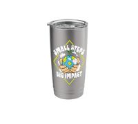 Climate Change Environmental Earth Day Planet Conservation Stainless Steel Insulated Tumbler
