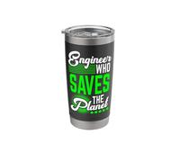 Climate Change Global Warming Environmental Engineer Stainless Steel Insulated Tumbler