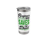Climate Change Global Warming Environmental Engineer Stainless Steel Insulated Tumbler