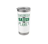 Climate Change Global Warming Environmental Engineer Stainless Steel Insulated Tumbler