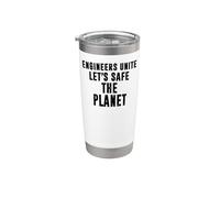 Climate Change Global Warming Environmental Engineer Stainless Steel Insulated Tumbler