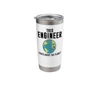 Climate Change Global Warming Environmental Engineer Stainless Steel Insulated Tumbler