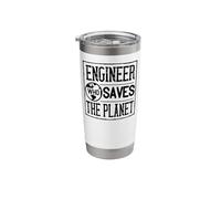 Climate Change Global Warming Environmental Engineer Stainless Steel Insulated Tumbler
