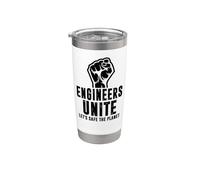 Climate Change Global Warming Environmental Engineer Stainless Steel Insulated Tumbler