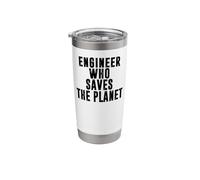 Climate Change Global Warming Environmental Engineer Stainless Steel Insulated Tumbler