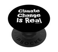 Climate Change Is Real Awareness - Eco Warrior Statement PopSockets Adhesive PopGrip