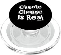 Climate Change Is Real Awareness - Eco Warrior Statement PopSockets PopGrip for MagSafe
