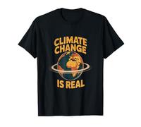 Climate Change is Real I Love Earth - Eco Warrior Statement T-Shirt