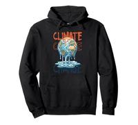 Climate Change Melting Earth Polar Bear Activism Pullover Hoodie