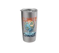 Climate Change Melting Earth Polar Bear Activism Stainless Steel Insulated Tumbler