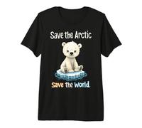 Climate Change Save the Arctic Save the World Earth Day Premium T-Shirt