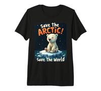Climate Change Save the Arctic Save the World Earth Day Premium T-Shirt
