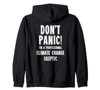 Climate Change Skeptic Zip Hoodie