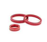 Climate control panel Air Conditioning Volume Control Switch Knob Cover For Benz C GLS GLK GLE CLS SLC G W204 X166 W218 R172(RED)