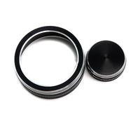 Climate control panel Central Console Air Condition Volume Switch Knob Button Cover For Infiniti Q50 2021 2022 2023(Black)