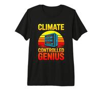 Climate Controlled Genius Data Center Server Tech Premium T-Shirt