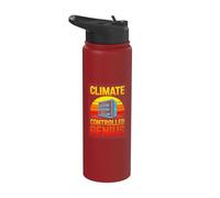 Climate Controlled Genius Data Center Server Tech Stainless Steel Insulated Water Bottle