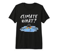Climate What Melted Snowman Funny Christmas 2021 Environment Premium T-Shirt