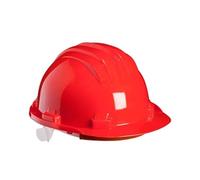 Climax Slip Harness Safety Helmet Red
