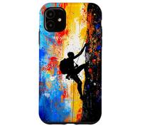 Climb Beyond Limits Abstract Mountain Climbing Adventure Art Case for iPhone 11