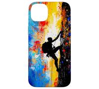 Climb Beyond Limits Abstract Mountain Climbing Adventure Art Case for iPhone 14 Plus