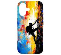 Climb Beyond Limits Abstract Mountain Climbing Adventure Art Case for iPhone 17