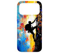 Climb Beyond Limits Abstract Mountain Climbing Adventure Art Case for iPhone 17 Pro Max