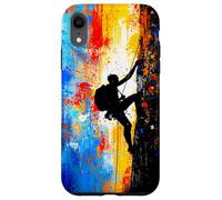 Climb Beyond Limits Abstract Mountain Climbing Adventure Art Case for iPhone XR