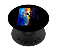 Climb Beyond Limits Abstract Mountain Climbing Adventure Art PopSockets Adhesive PopGrip