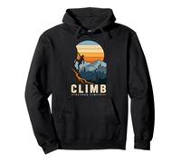 Climb Beyond Limits Rock Climbing Hiking Mountain Pullover Hoodie