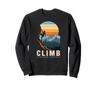 Climb Beyond Limits Rock Climbing Hiking Mountain Sweatshirt