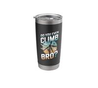Climb Bro Windmill Wind Energy Tech Wind Turbine Technician Stainless Steel Insulated Tumbler