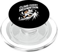 Climb Every Meowntain Cat Adventure PopSockets PopGrip for MagSafe