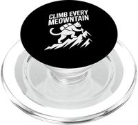 Climb Every Meowntain Hiker Cat Journey PopSockets PopGrip for MagSafe
