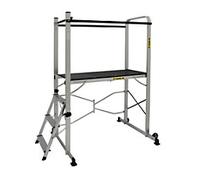 Climb-It 3 Castors Ladder without Multifunctional Tray 1860 mm Aluminium 150 kg