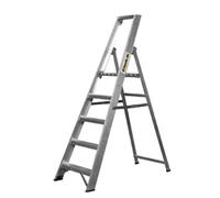 Climb-It Aluminium Platform Stepladder; 6 Tread; 150kg; Silver