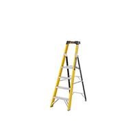 Climb-It Climb-It® Glass Fibre Platform Stepladder, 4 Tread, Integral Tool Tray