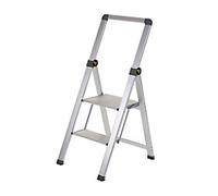 Climb-It Climb-It® Slim Folding Step, 2 Tread with Handrail