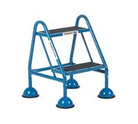 Climb-It Domed Feet Handy Step 2 Tread with No Handrail Blue AAP20